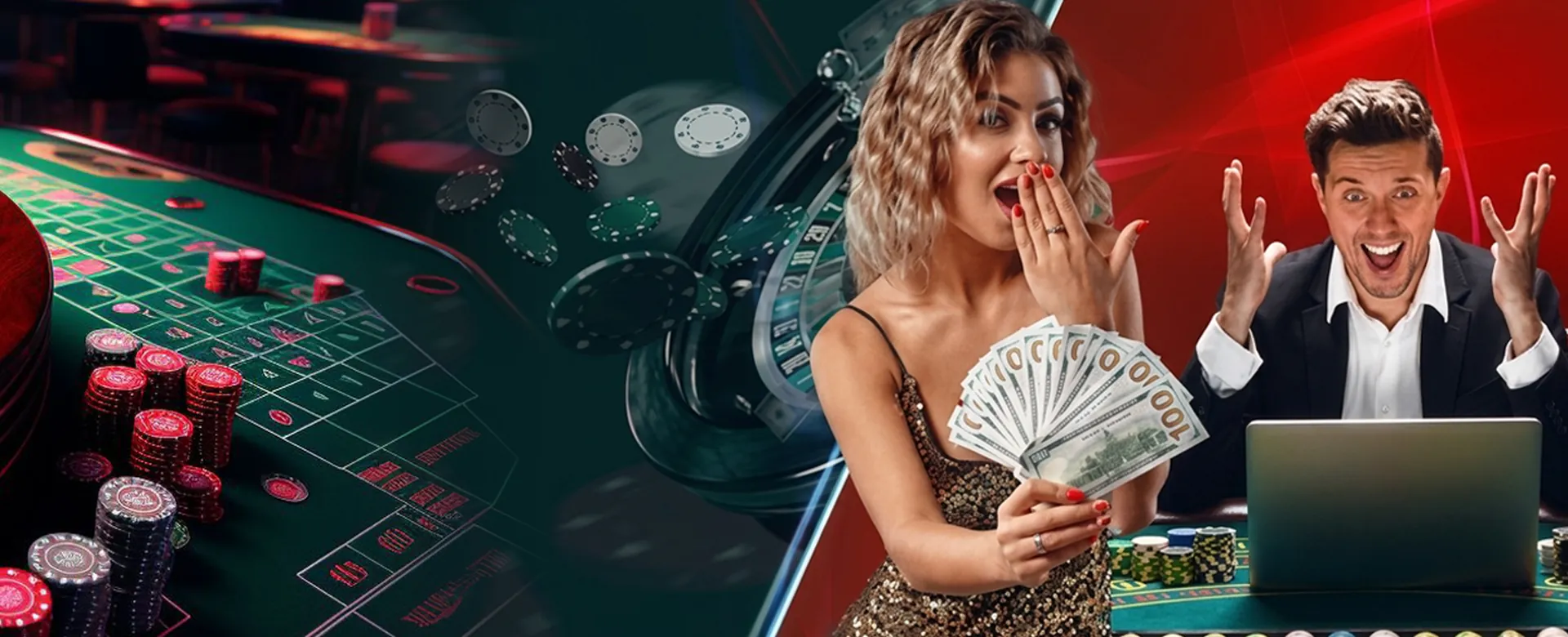 phsky Online Casino Hero Banner featuring various casino games and golden accents